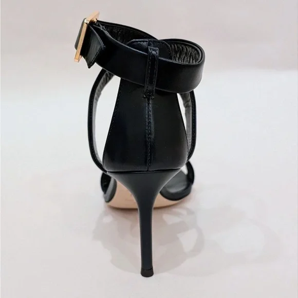 New in Box Giuseppe Zanotti Strappy Heels Size 6 Deep Navy - Picture 5 of 11